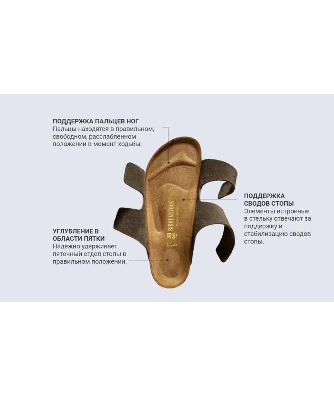 BIRKENSTOCK Черные замшевые сандалии, фото 5