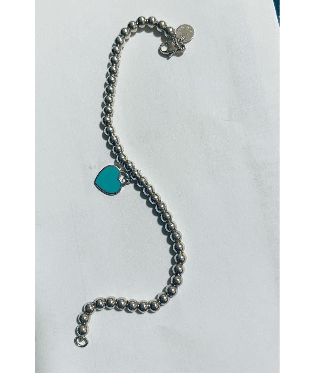 TIFFANY&CO Серебрянный серебряный браслет, фото 3