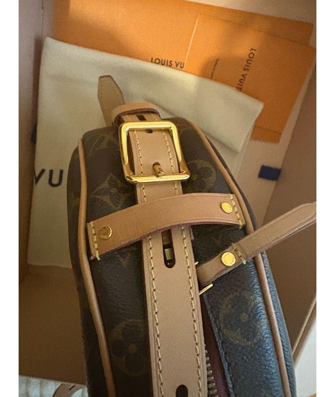 LOUIS VUITTON Коричневая сумка через плечо, фото 4