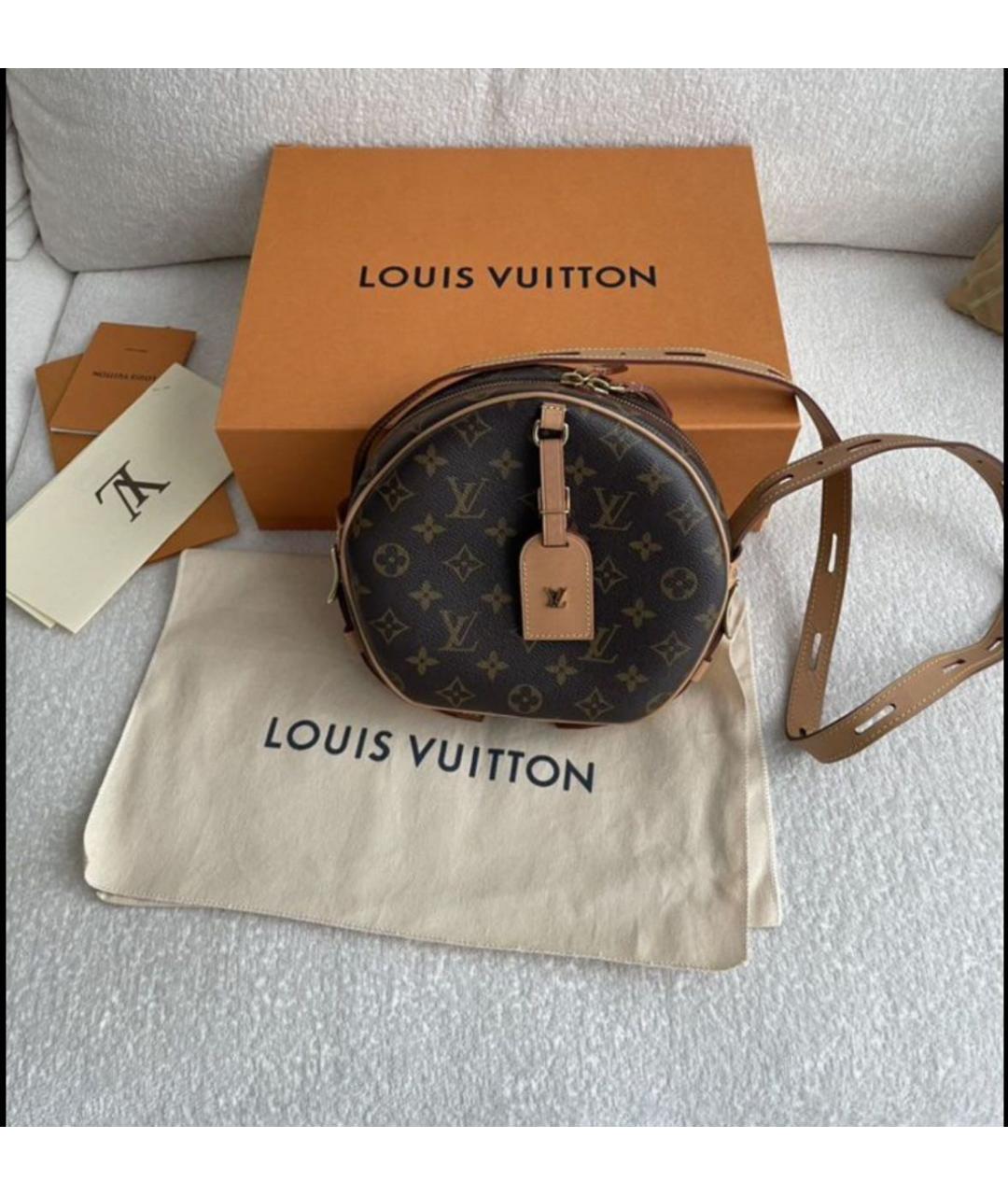 LOUIS VUITTON Коричневая сумка через плечо, фото 6