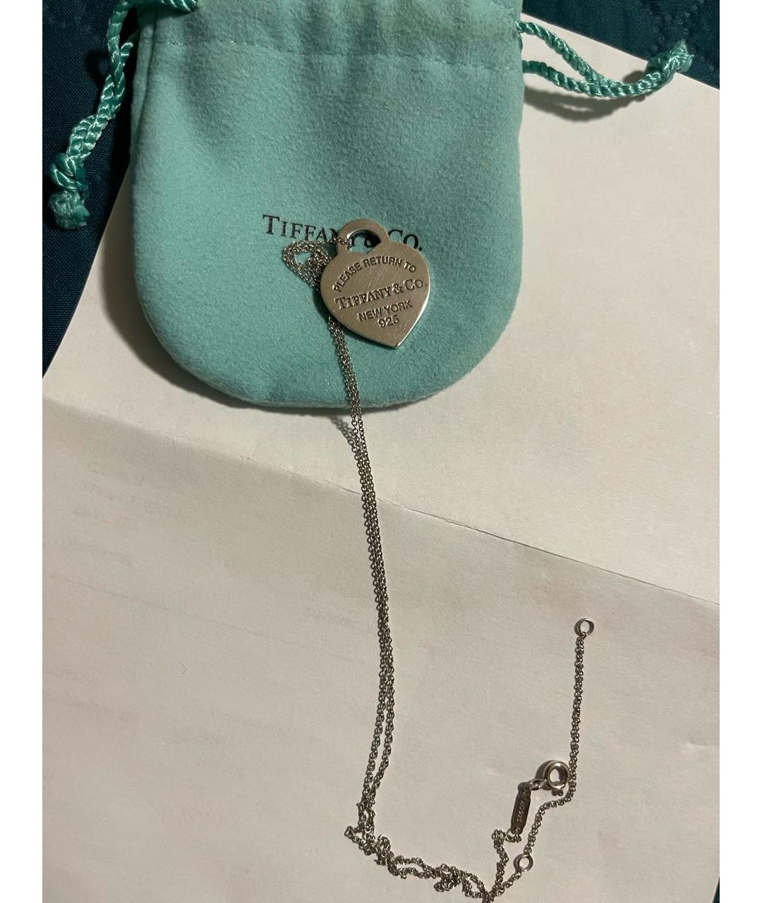 TIFFANY&CO Серебряная серебряная подвеска, фото 4