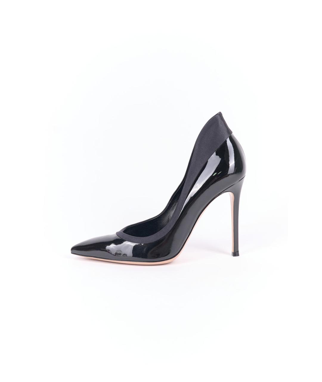 GIANVITO ROSSI Черные туфли из лакированной кожи, фото 7