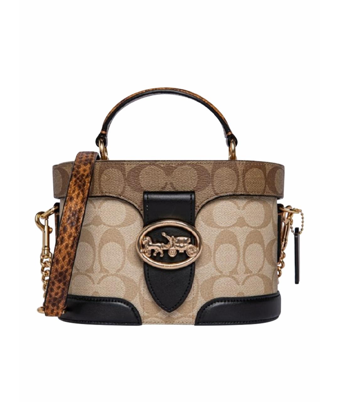 COACH Мульти кожаная сумка с короткими ручками, фото 1