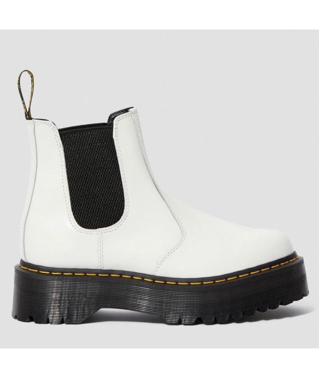 DR. MARTENS Белые кожаные ботинки, фото 9