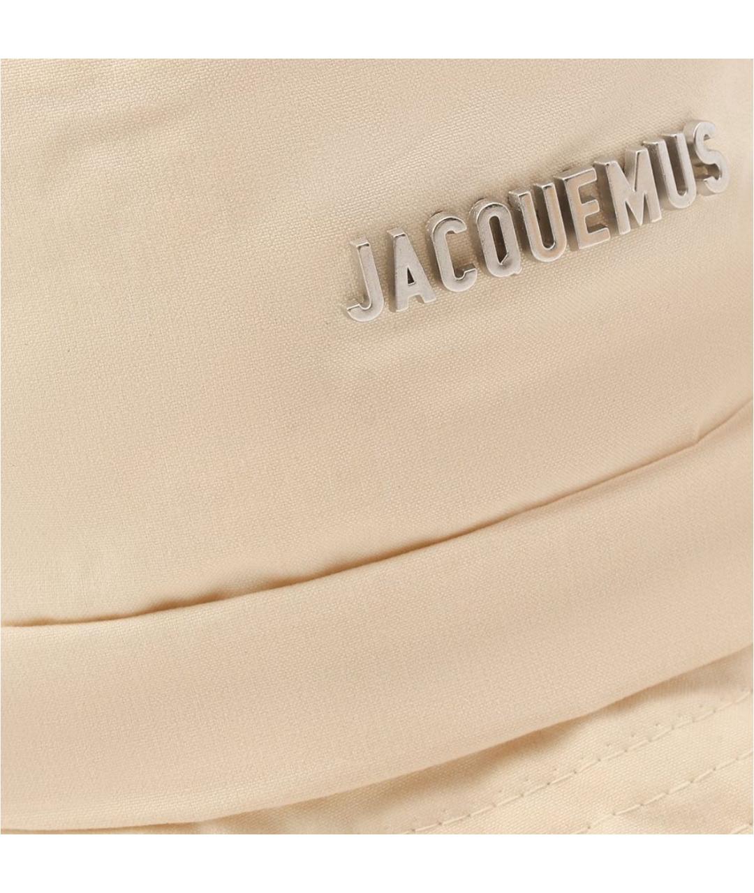JACQUEMUS Белая хлопковая панама, фото 3