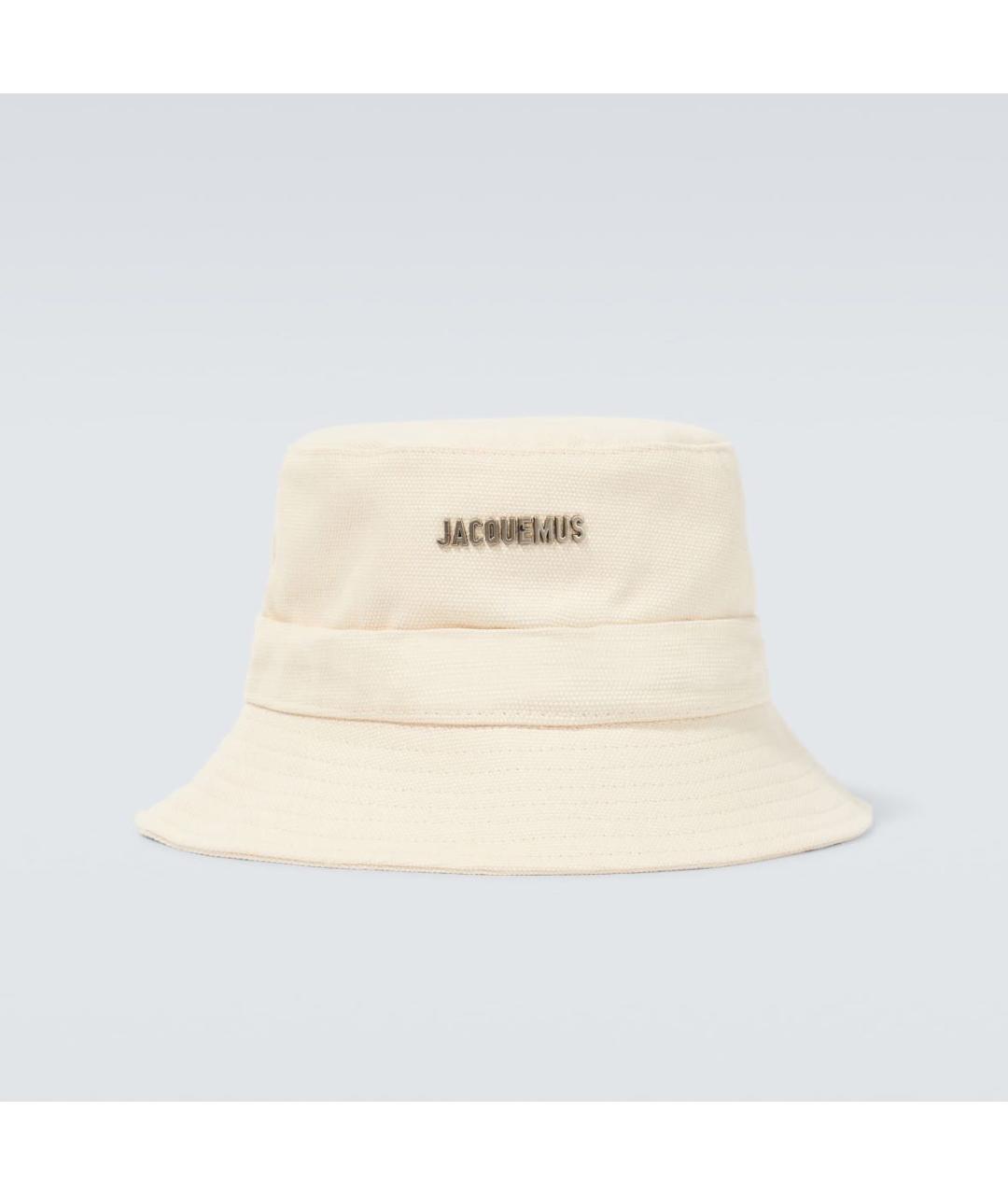 JACQUEMUS Белая хлопковая панама, фото 4