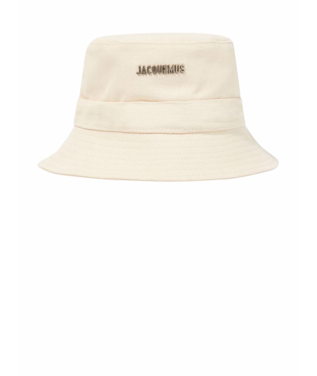 JACQUEMUS Белая хлопковая панама, фото 1