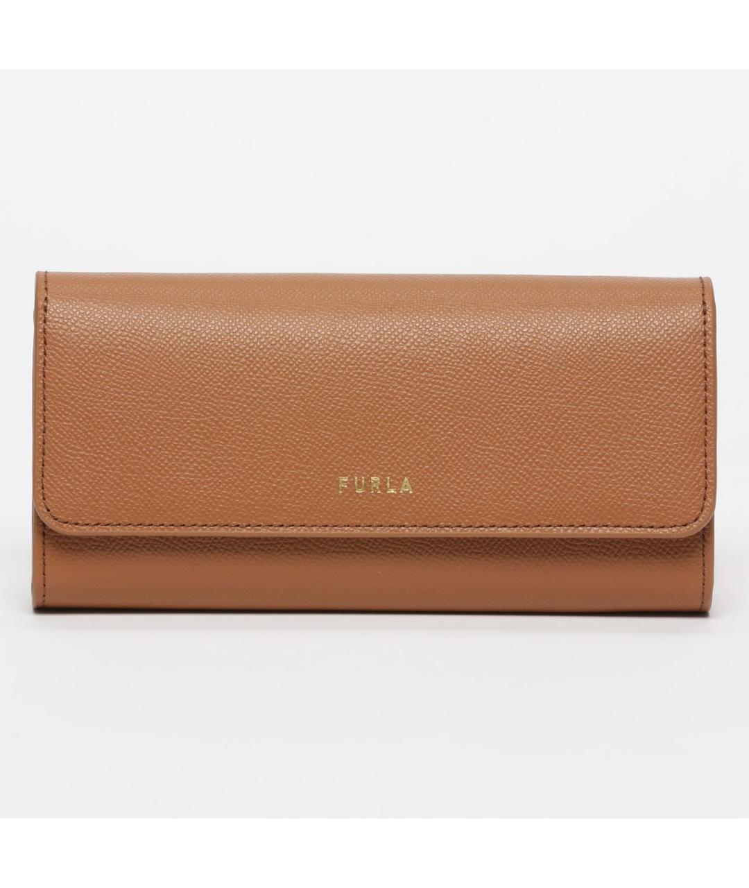 FURLA Коричневый кожаный кошелек, фото 9