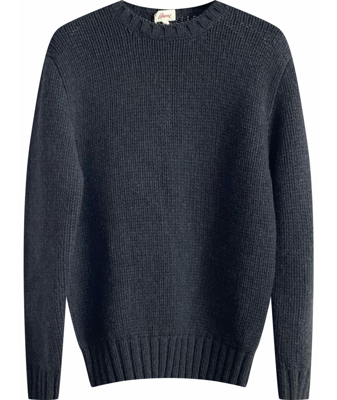 BRIONI Антрацитовый кашемировый джемпер / свитер, фото 1