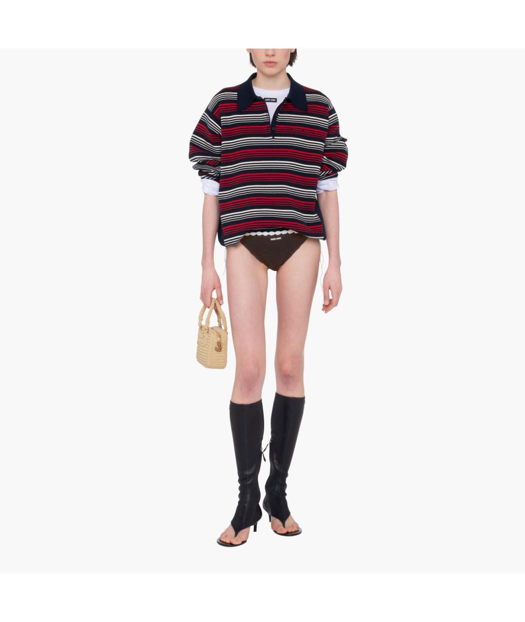 MIU MIU Темно-синяя рубашка, фото 2