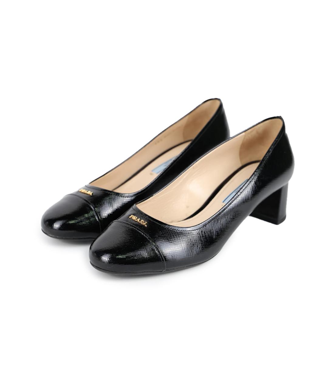 PRADA Черные туфли из лакированной кожи, фото 2