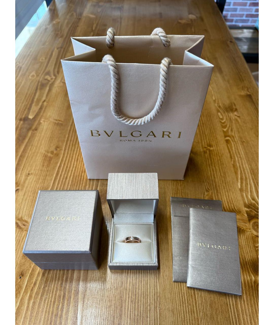 BVLGARI Золотое кольцо из розового золота, фото 3