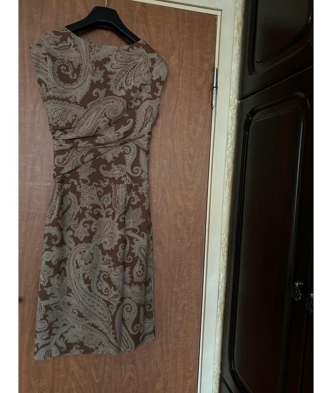 ETRO Мульти шерстяное платье, фото 8