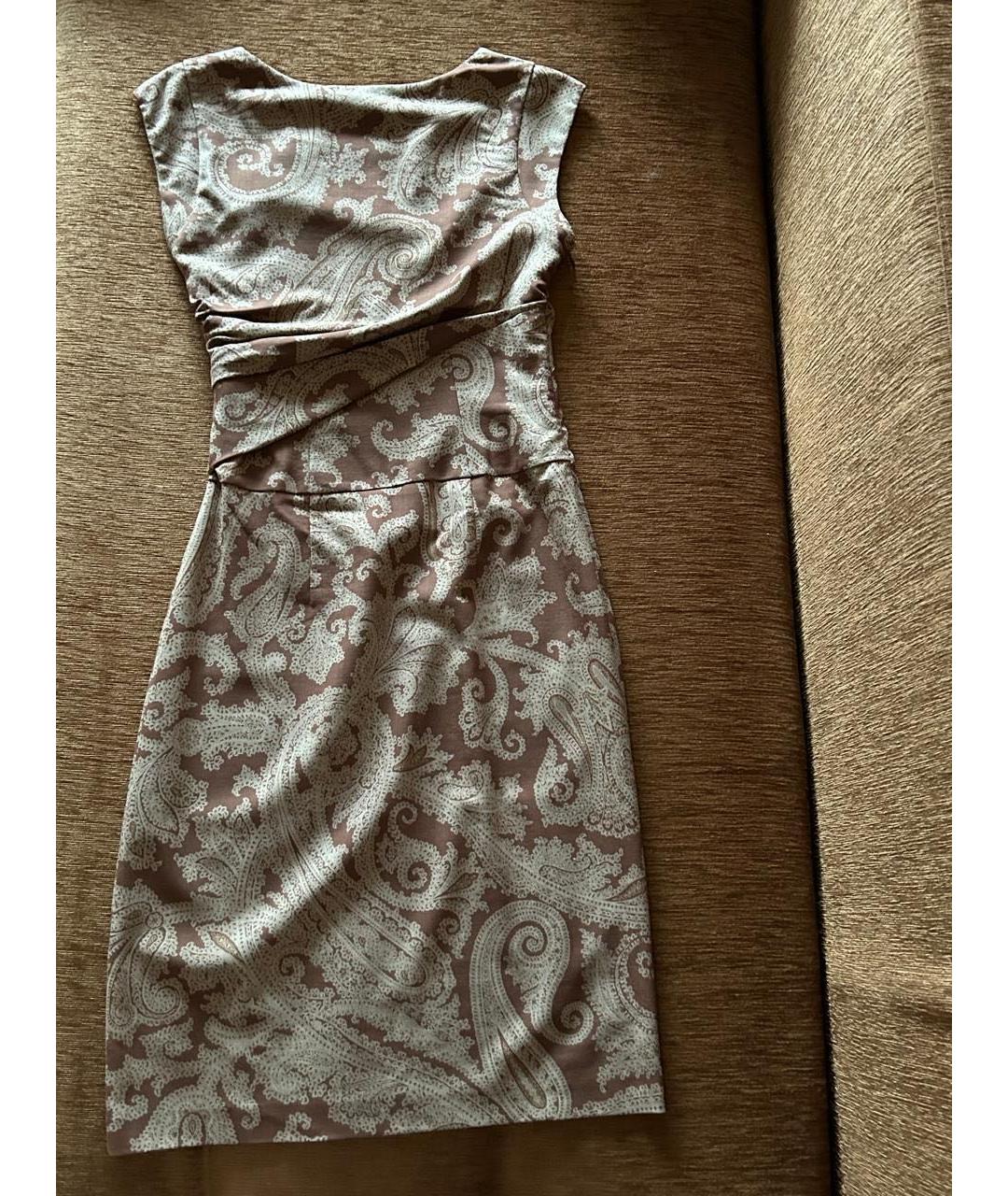 ETRO Мульти шерстяное платье, фото 2