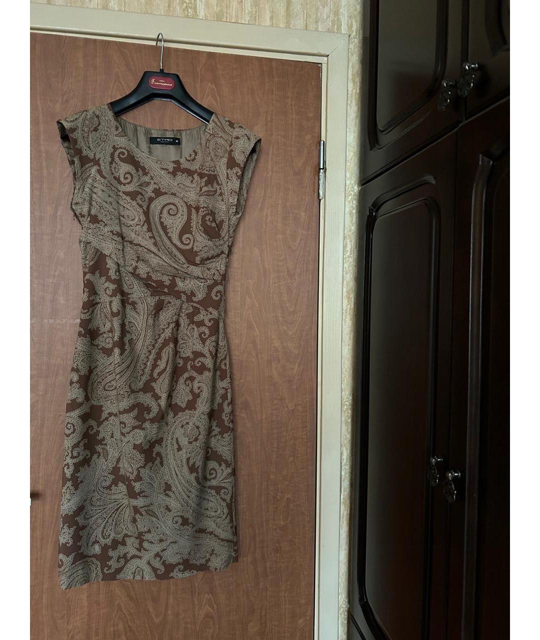 ETRO Мульти шерстяное платье, фото 7