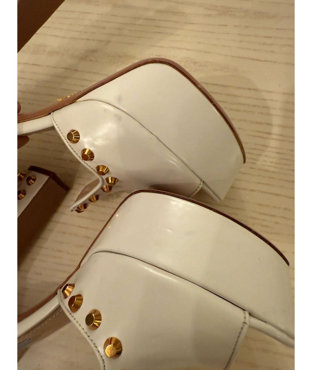 PRADA Кожаные босоножки, фото 8