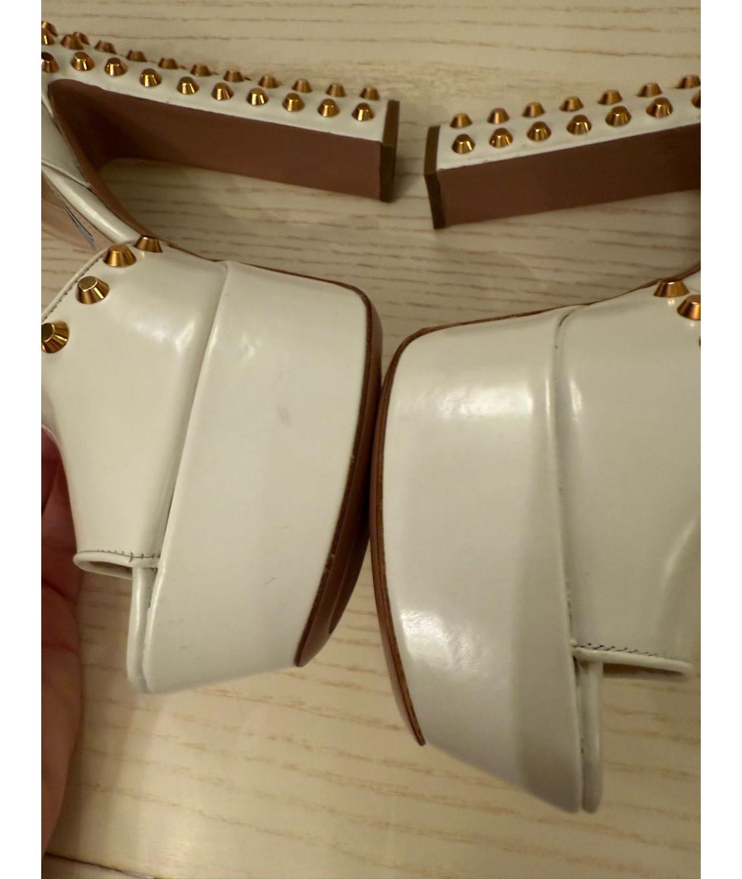 PRADA Кожаные босоножки, фото 6