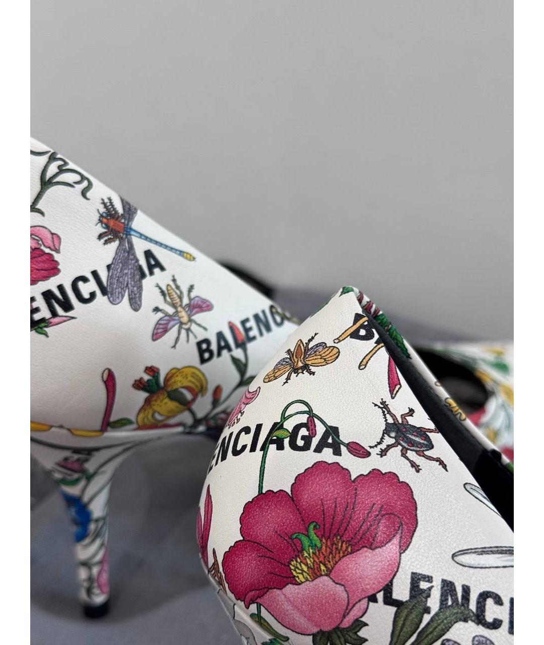 GUCCI Белые кожаные туфли, фото 5
