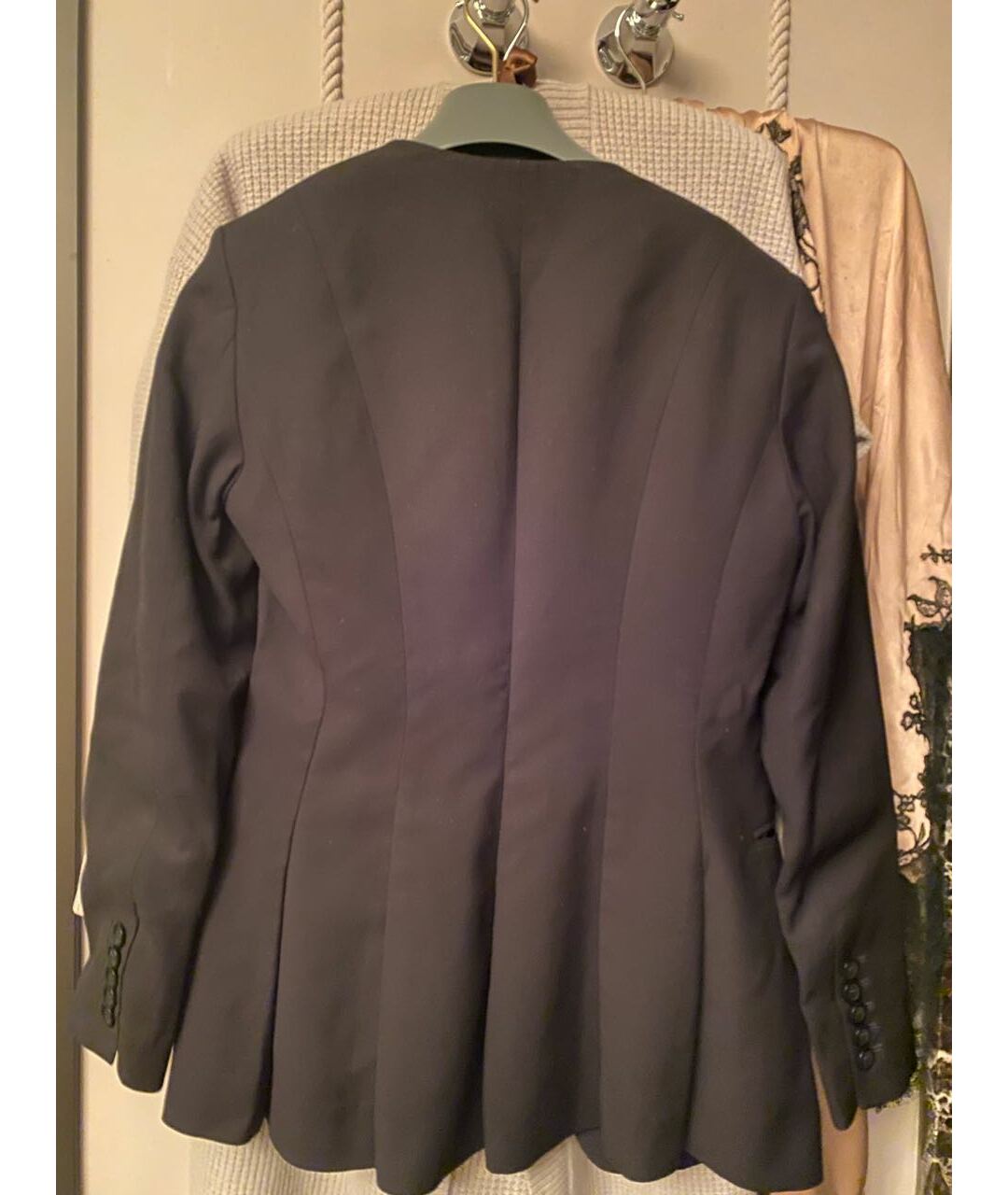 THEORY Черный полиэстеровый жакет/пиджак, фото 2