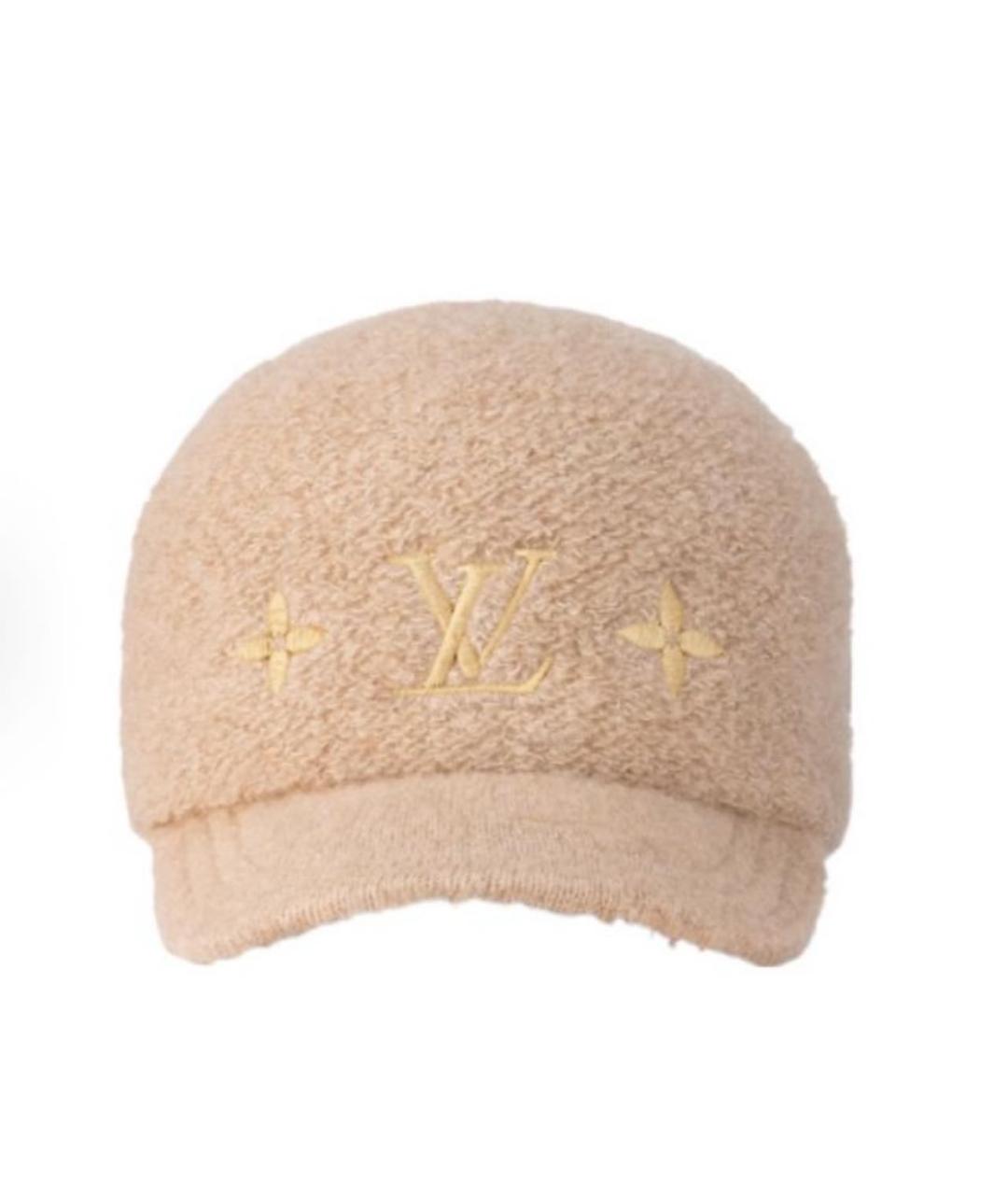 LOUIS VUITTON Бежевая кепка, фото 5