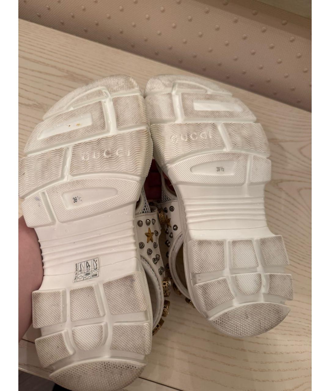 GUCCI Белые сандалии, фото 7