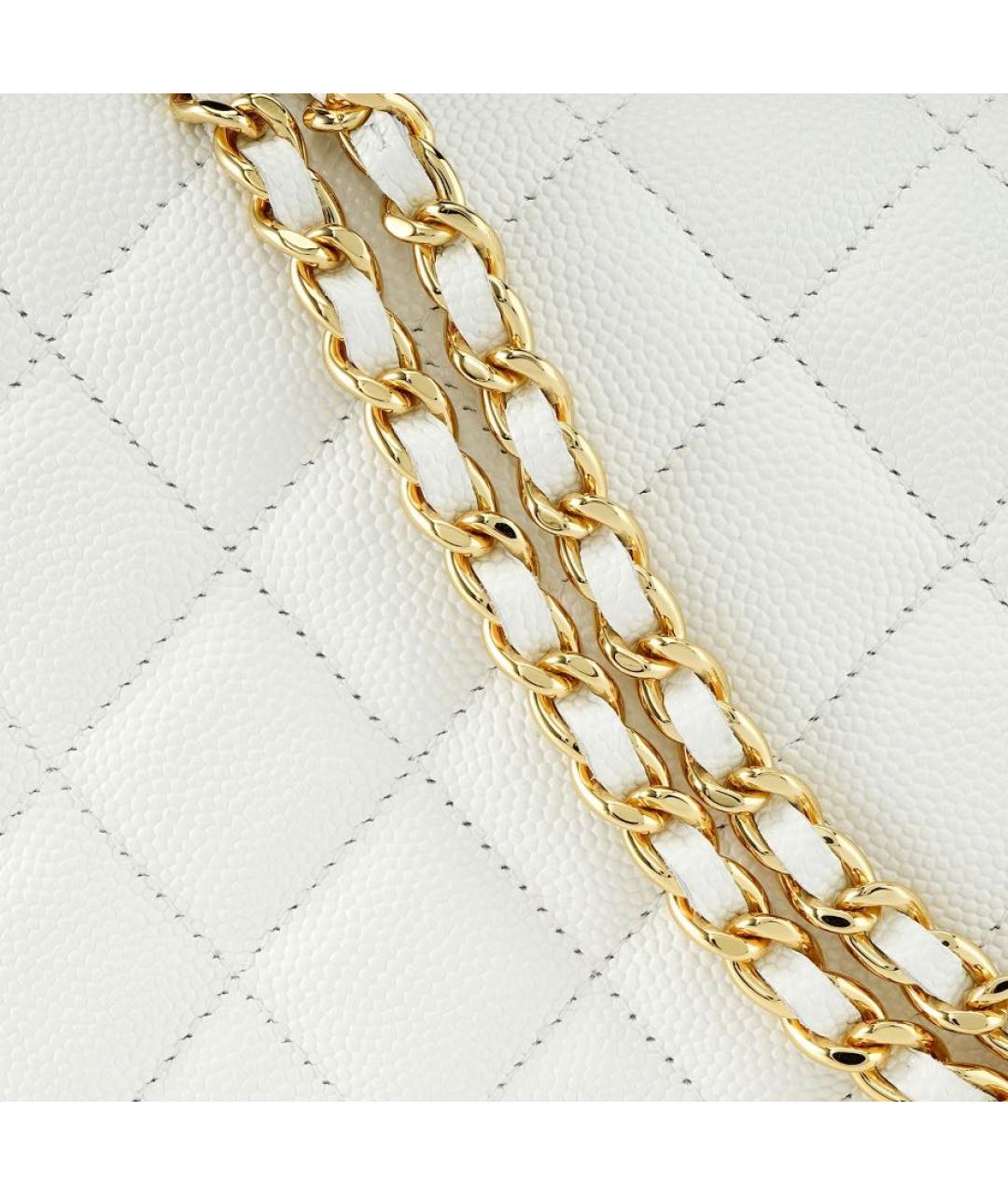 CHANEL Белая сумка через плечо, фото 5