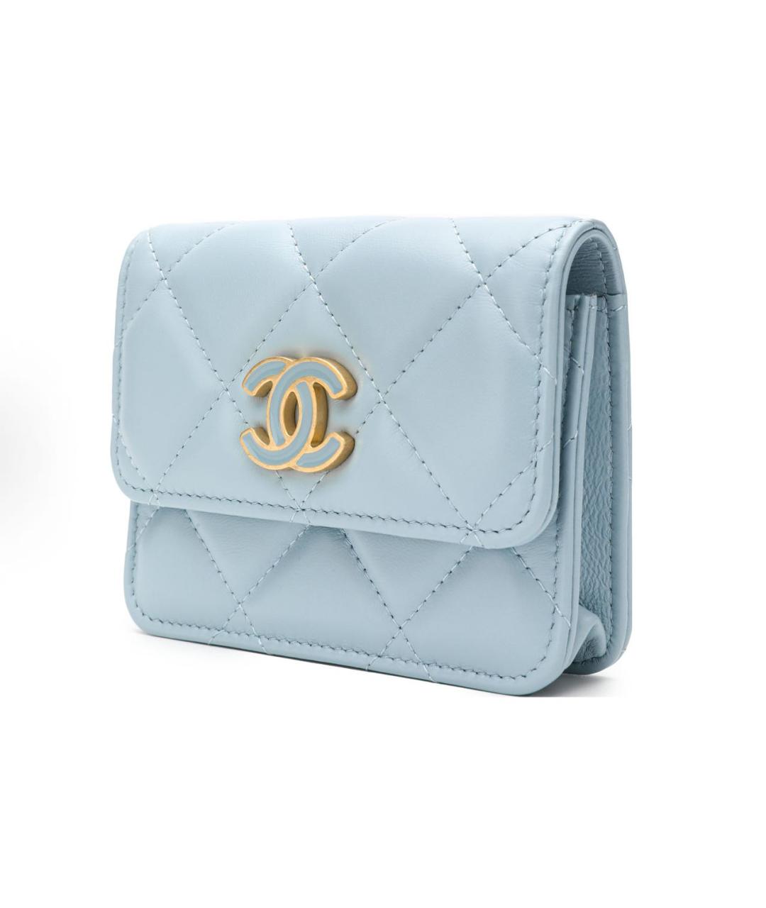 CHANEL Голубая поясная сумка, фото 2