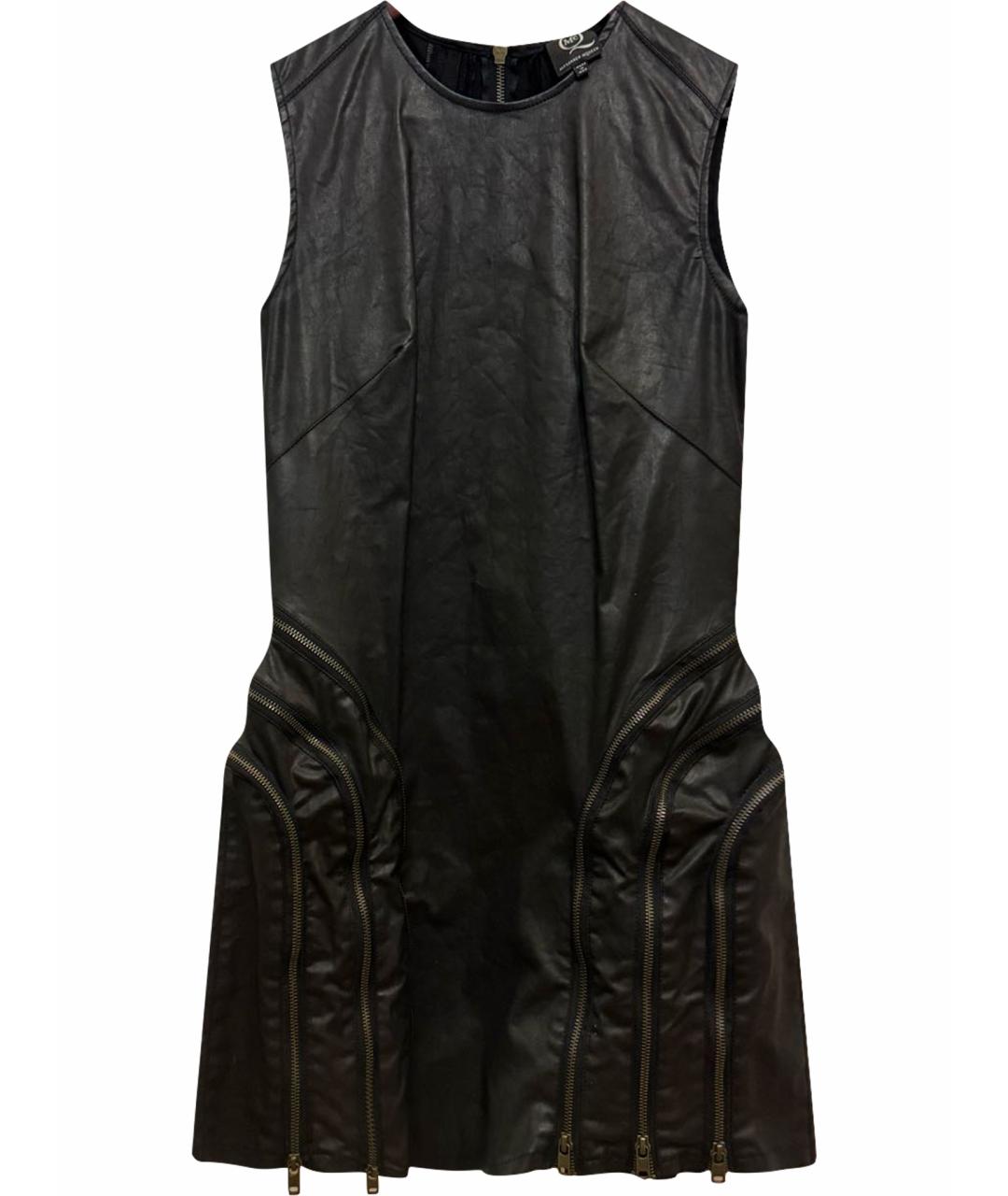 MCQ ALEXANDER MCQUEEN Черное хлопковое платье, фото 1