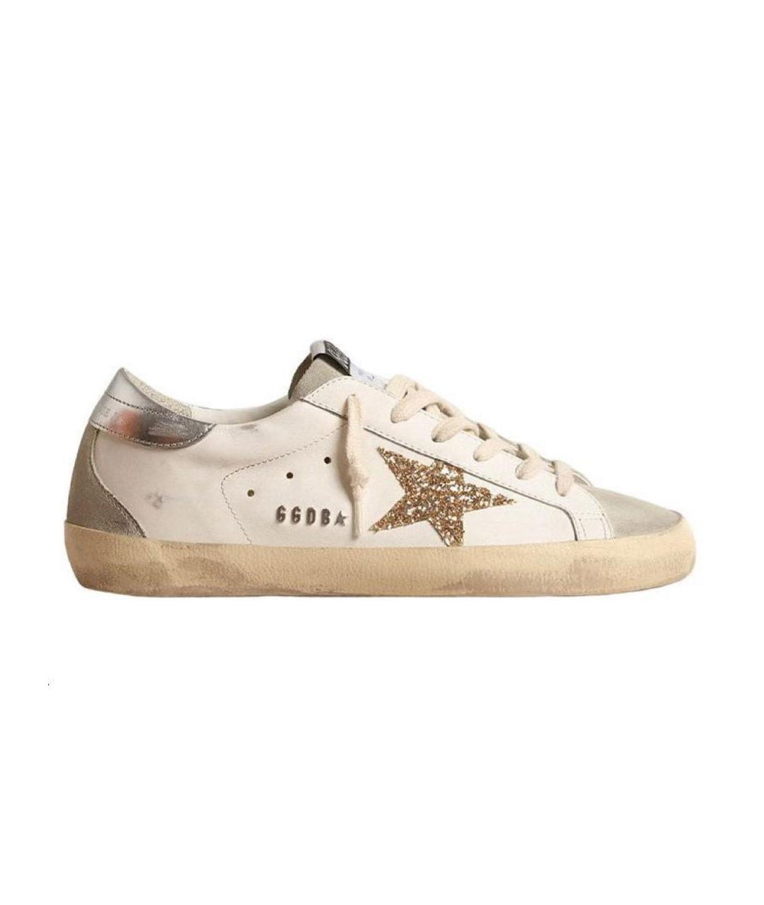 GOLDEN GOOSE DELUXE BRAND Бежевые кеды, фото 6