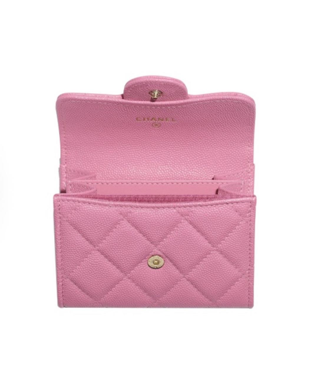CHANEL Розовый кардхолдер, фото 3