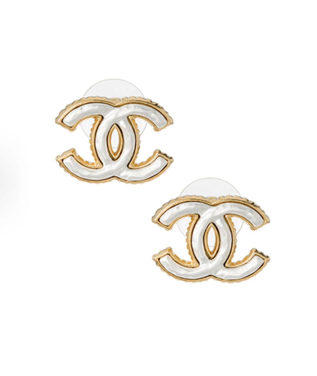 CHANEL Золотые серьги, фото 5
