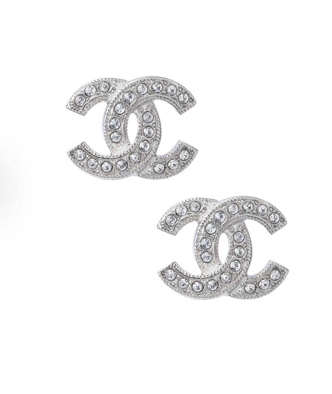 CHANEL Серебряные серьги, фото 5