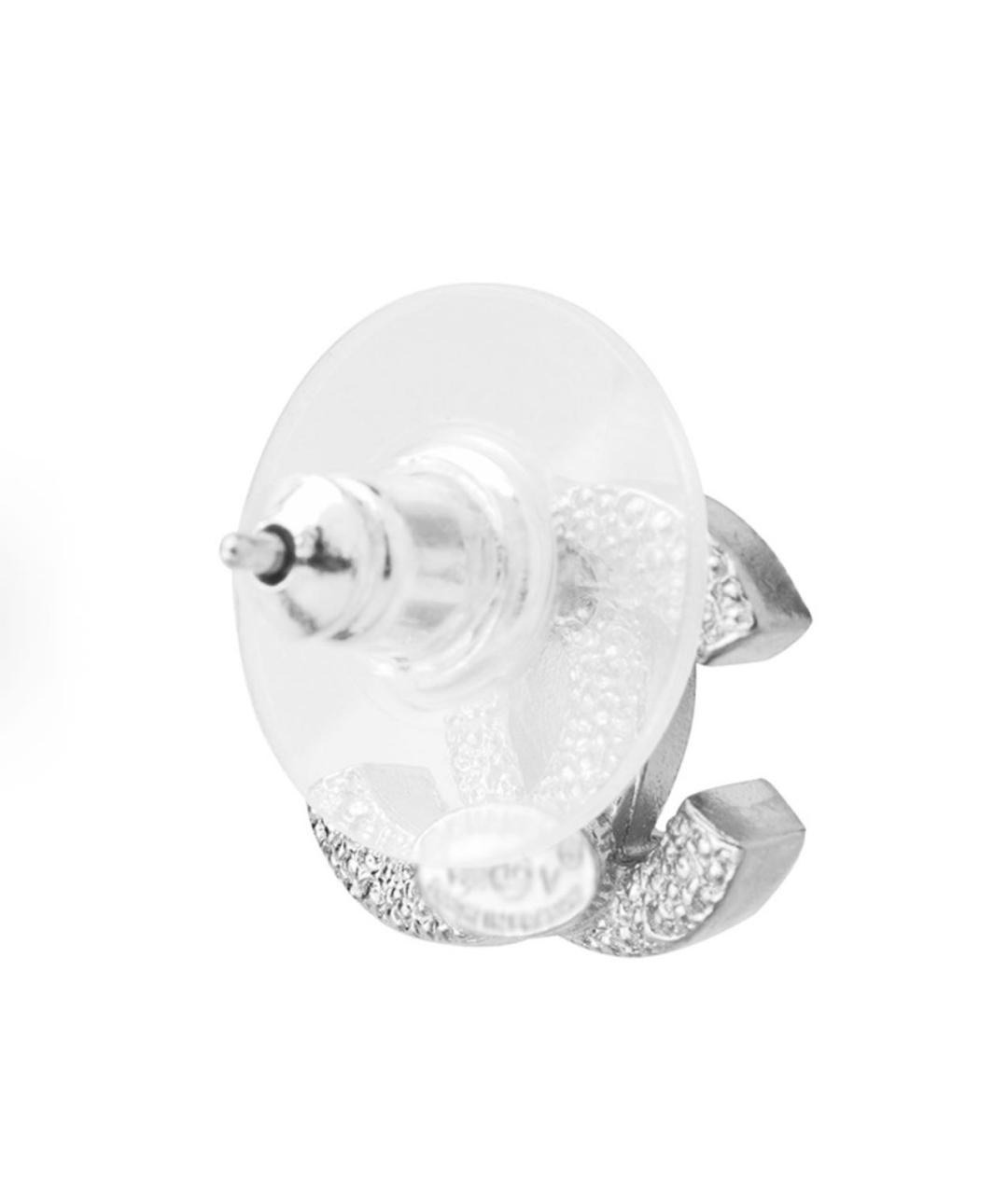 CHANEL Серебряные серьги, фото 3