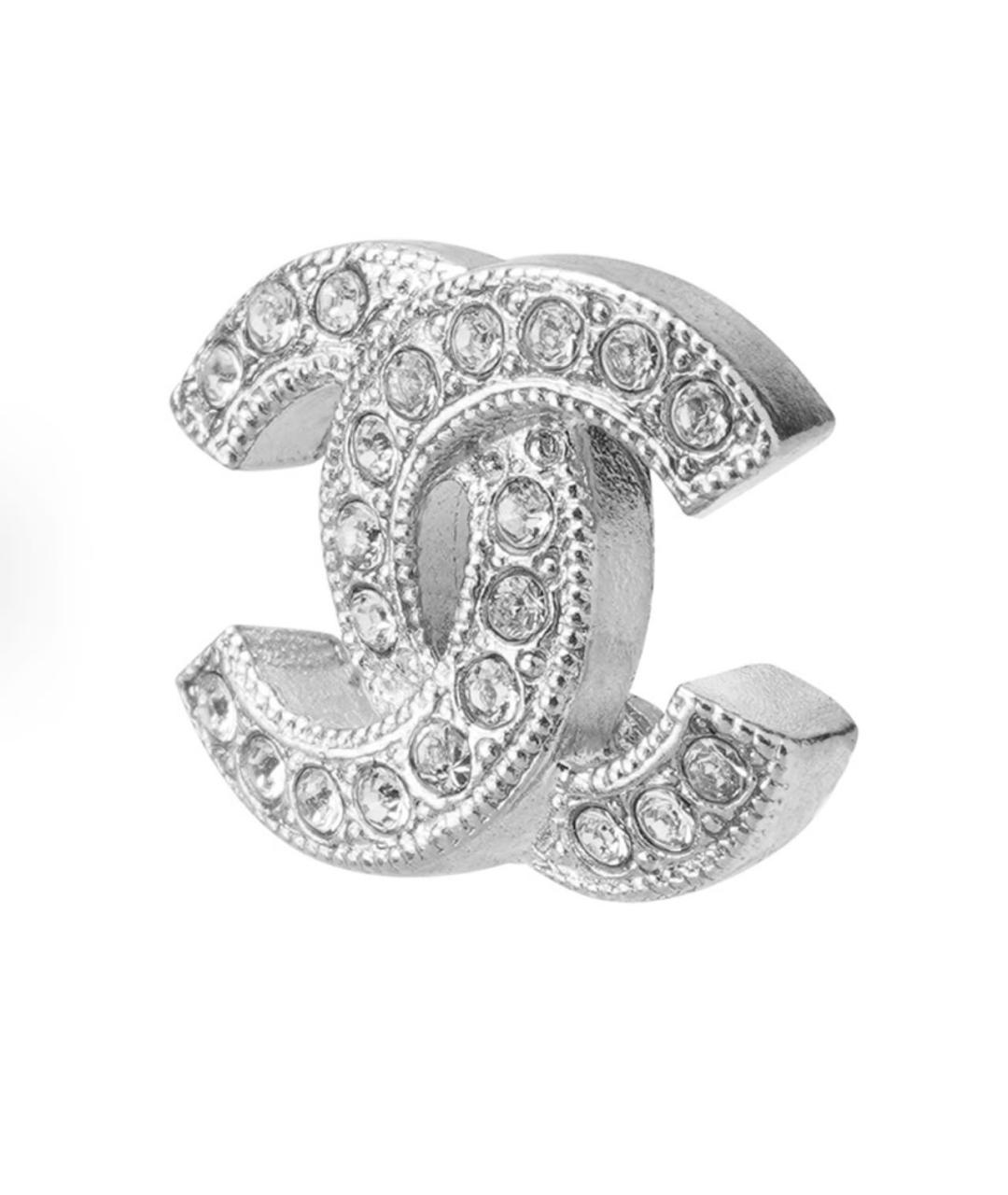 CHANEL Серебряные серьги, фото 2