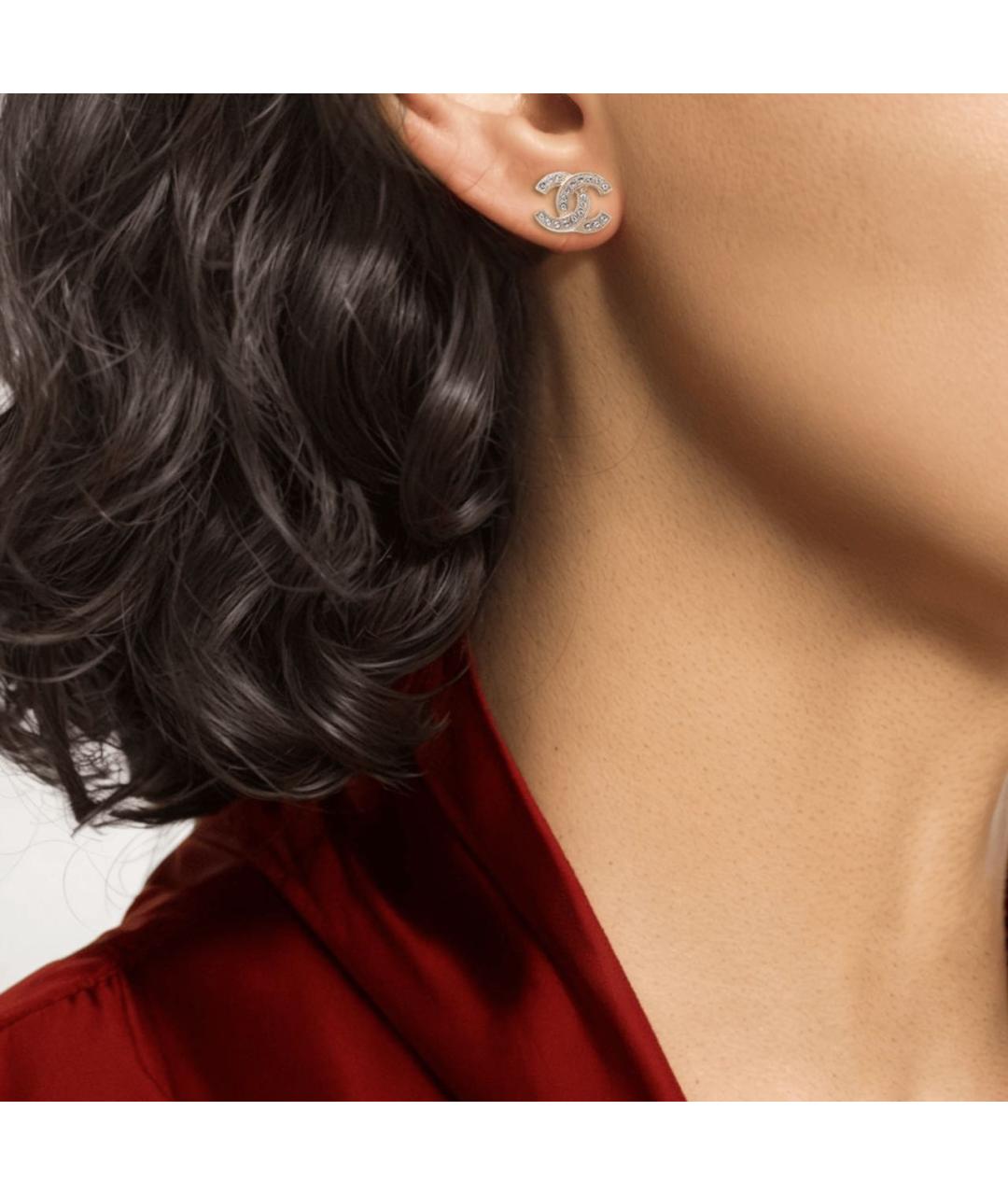 CHANEL Золотые серьги, фото 4