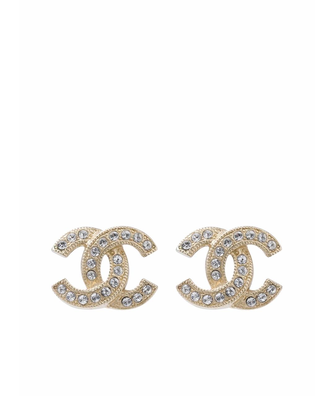 CHANEL Золотые серьги, фото 1