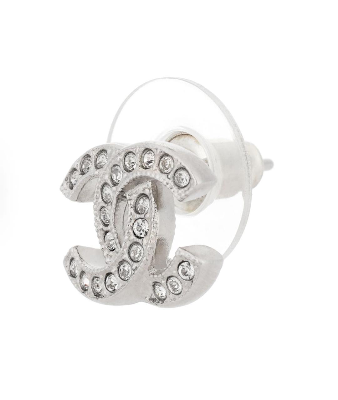 CHANEL Серебряные серьги, фото 2