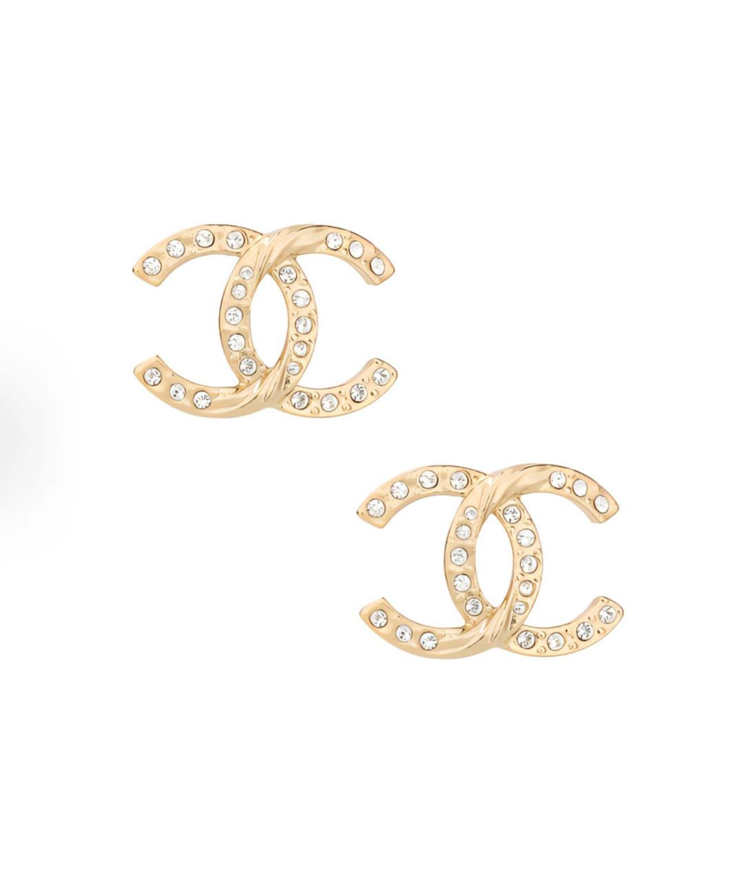 CHANEL Золотые серьги, фото 4