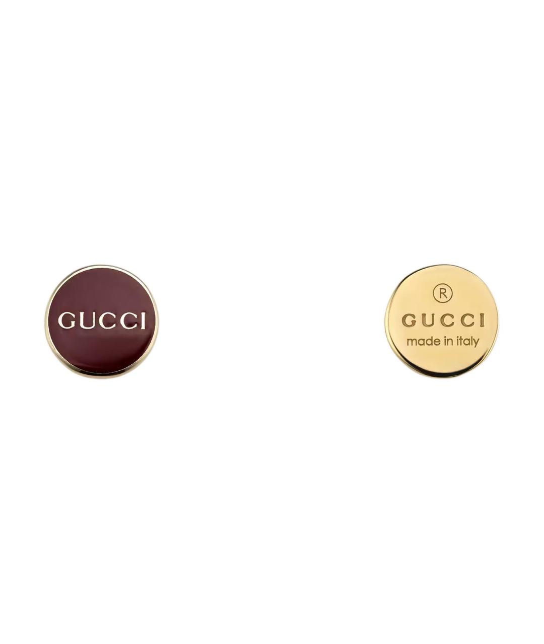 GUCCI Серебряные металлические серьги, фото 3