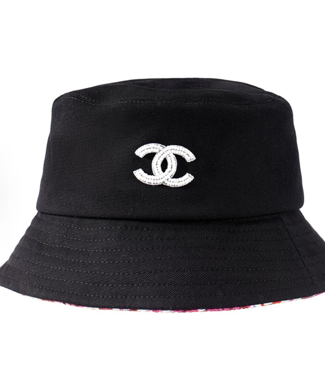CHANEL Черная панама, фото 2