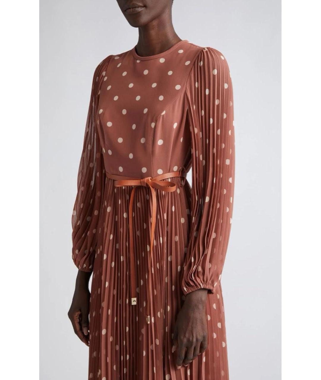 ZIMMERMANN Коричневое коктейльное платье, фото 5