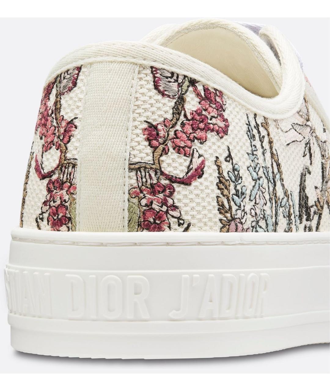 CHRISTIAN DIOR Бежевые текстильные кеды, фото 5