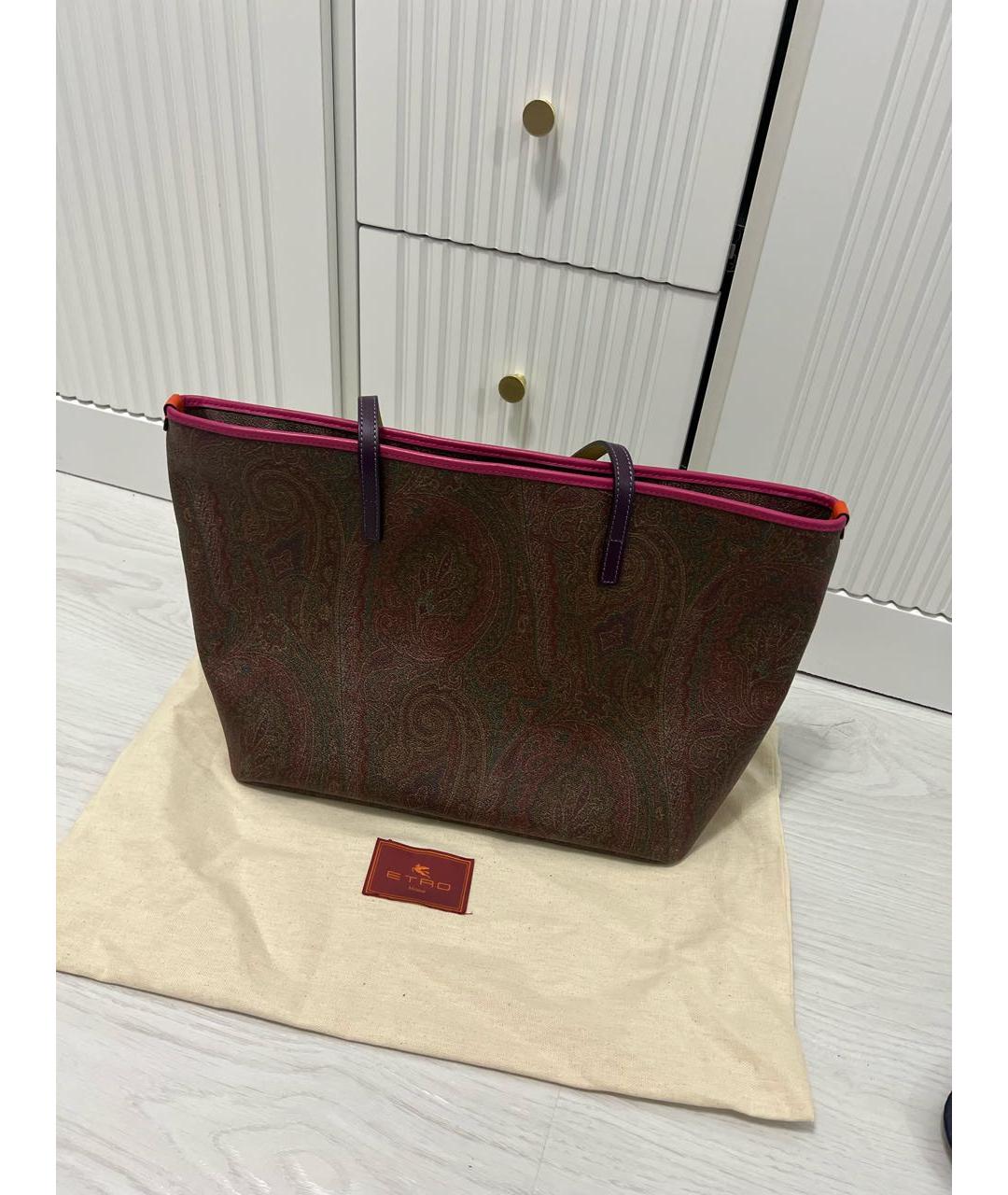 ETRO Мульти кожаная сумка тоут, фото 3