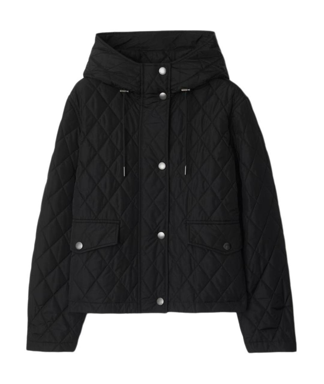 BURBERRY Черный пуховик, фото 1