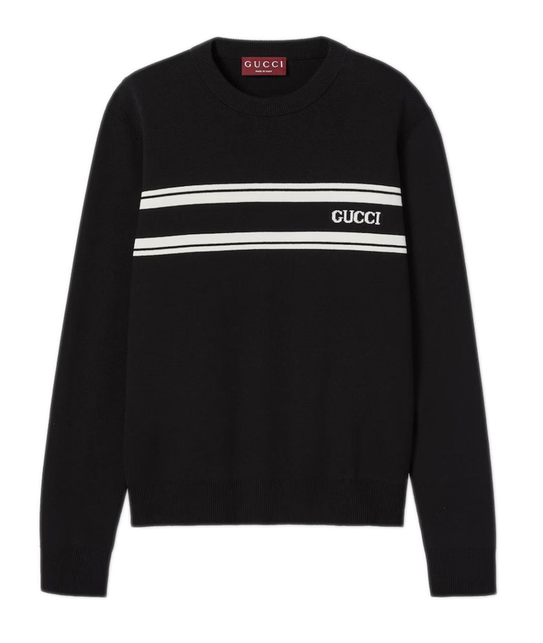 GUCCI Черный джемпер / свитер, фото 1