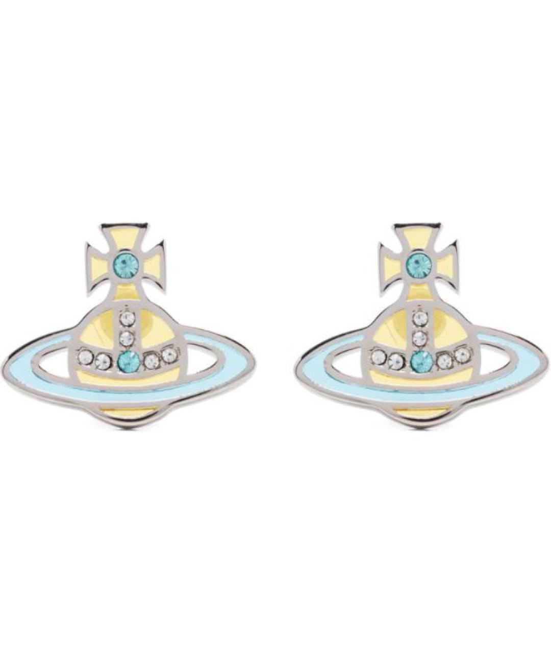 VIVIENNE WESTWOOD Серебряные металлические серьги, фото 1