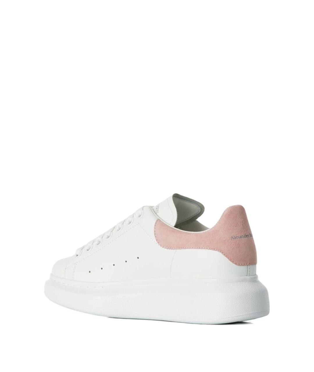 ALEXANDER MCQUEEN Белые кожаные кеды, фото 3