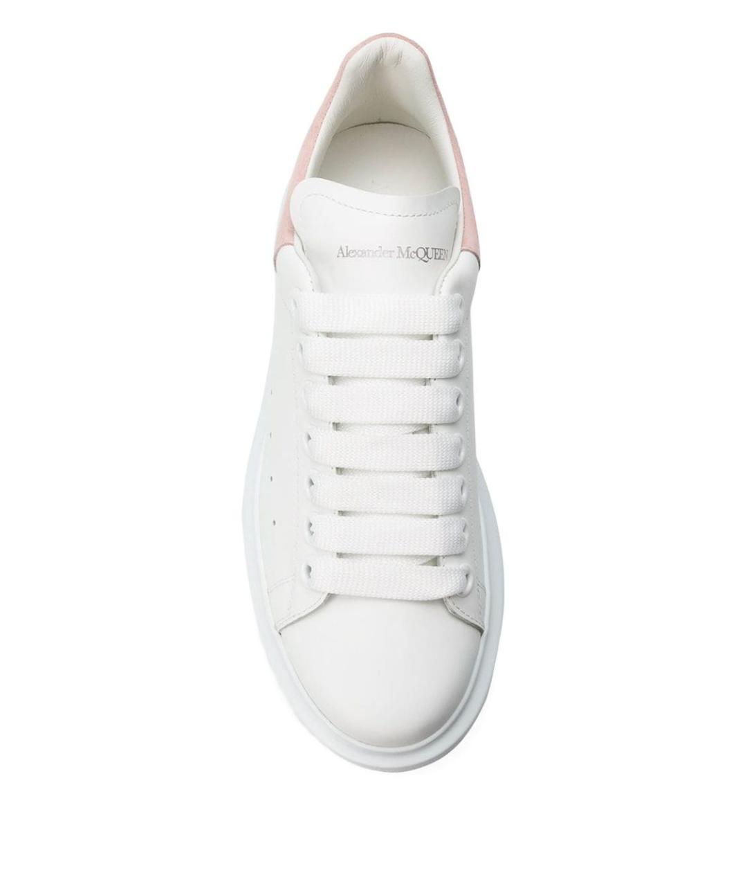 ALEXANDER MCQUEEN Белые кожаные кеды, фото 4