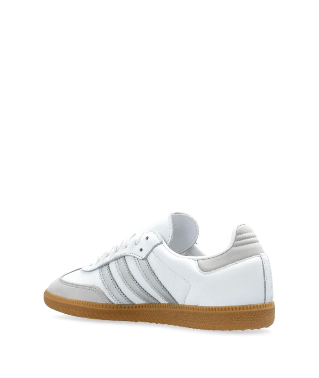 ADIDAS Белые кожаные кеды, фото 3
