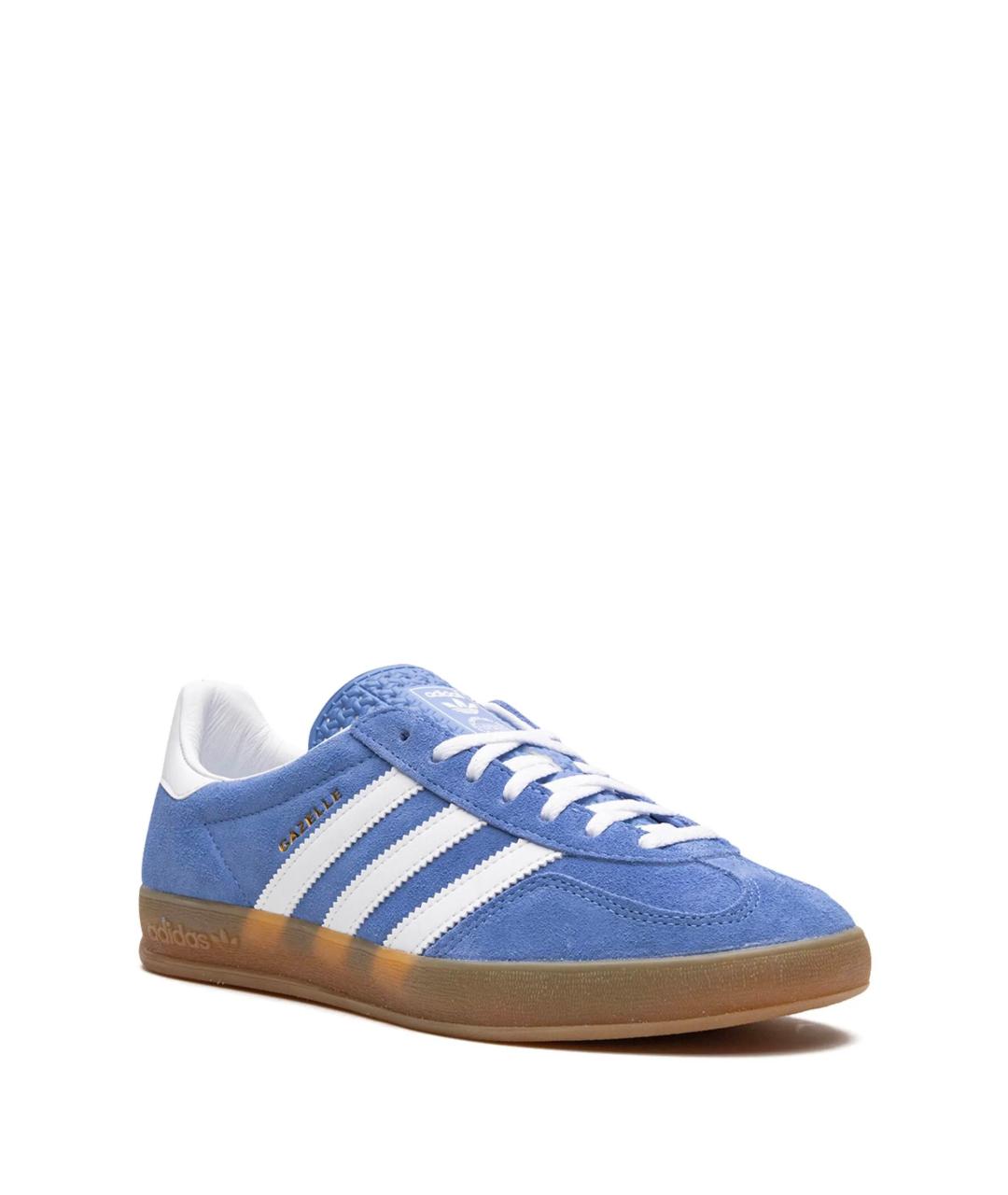 ADIDAS Синие замшевые кеды, фото 2